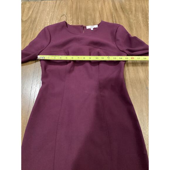 Revolve Likely Keller Long Sleeve Mini Dress bodycon cut out in Purple Plum sz 4 - Picture 2 of 15